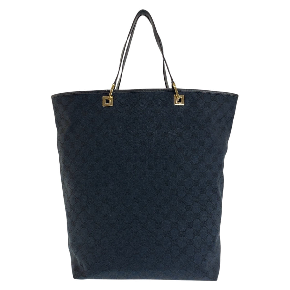 15959
GUCCI グッチ ブラック 黒 ゴールド金具 GGキャンバス / レザー 002 1097 トートバッグ ショルダーバッグ  レディース ABP33