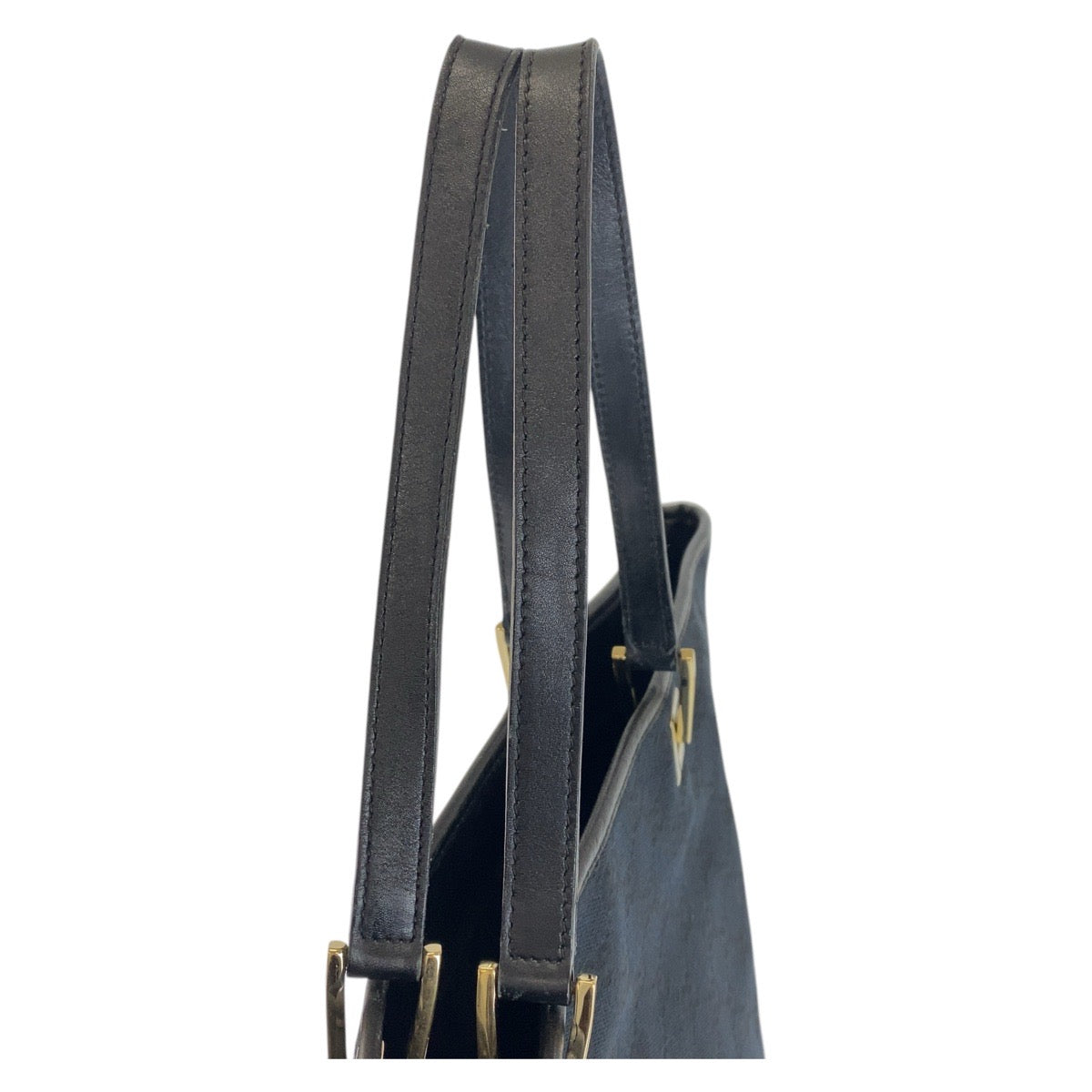 15959
GUCCI グッチ ブラック 黒 ゴールド金具 GGキャンバス / レザー 002 1097 トートバッグ ショルダーバッグ  レディース ABP33