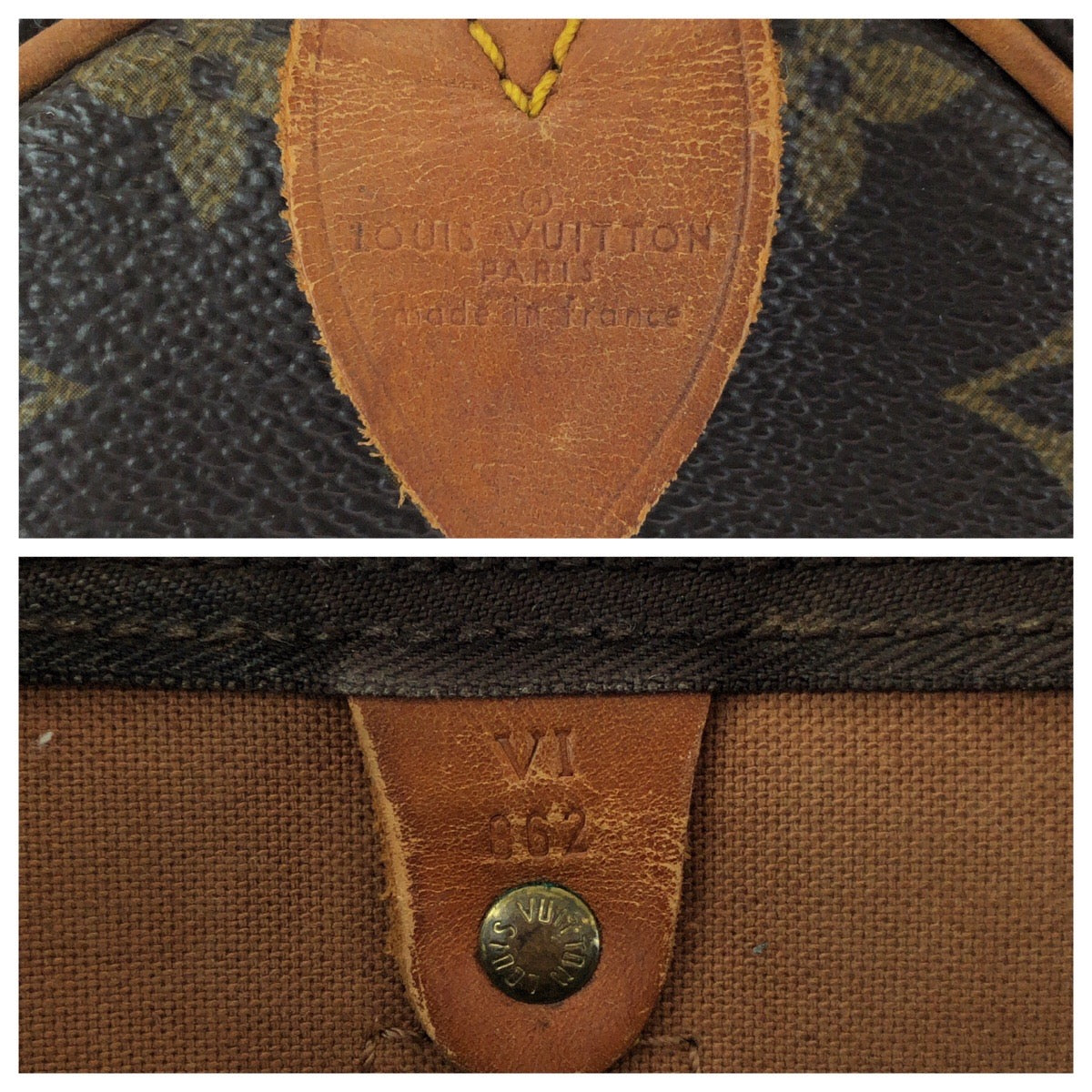 15964
LOUIS VUITTON ルイヴィトン モノグラム スピーディ30 ブラウン ゴールド金具 PVC  M41526 ハンドバッグ ボストンバッグ  レディース