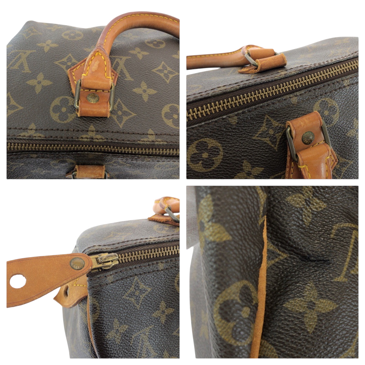 15964
LOUIS VUITTON ルイヴィトン モノグラム スピーディ30 ブラウン ゴールド金具 PVC  M41526 ハンドバッグ ボストンバッグ  レディース