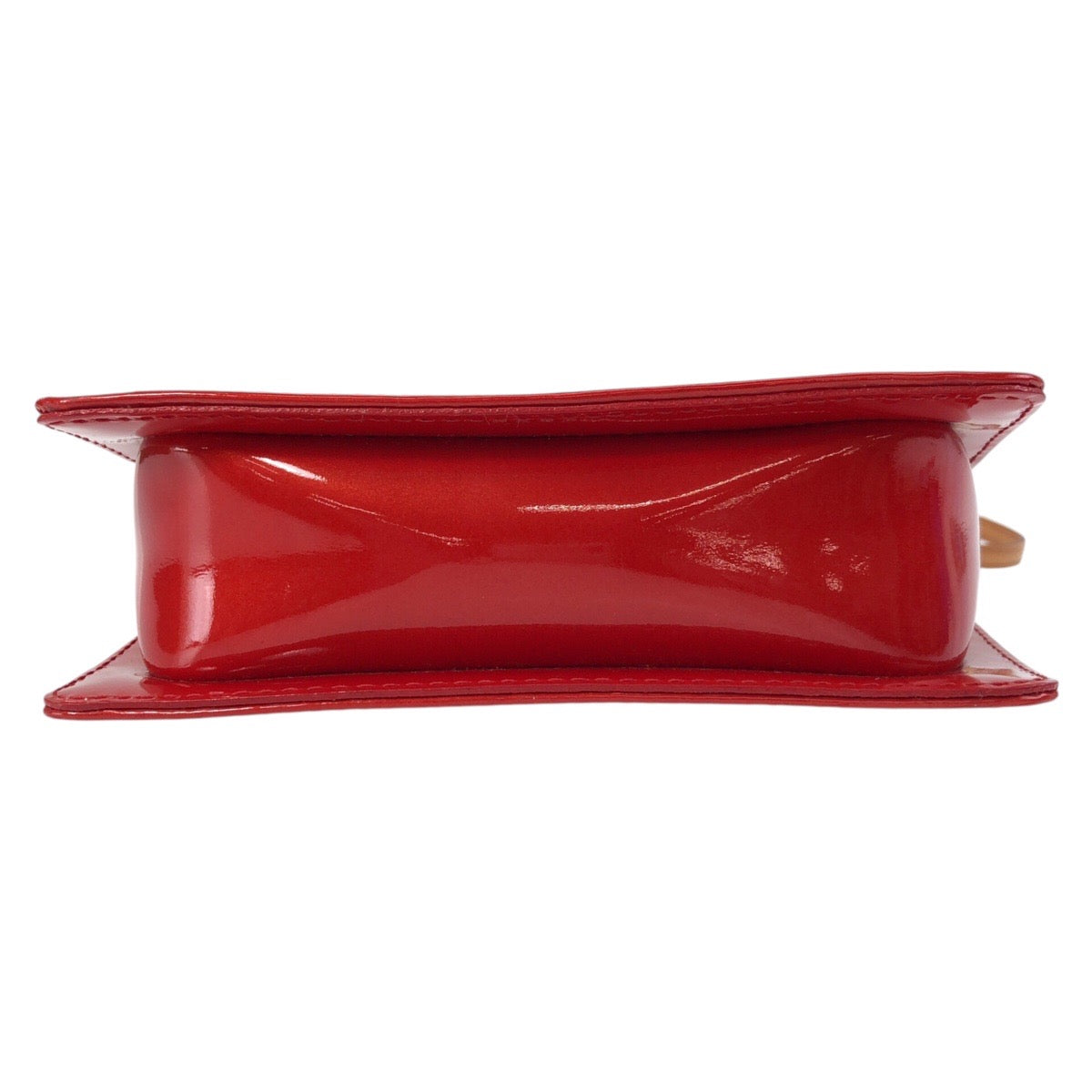 15965
LOUIS VUITTON ルイヴィトン モノグラム ヴェルニ モット ルージュ ゴールド金具 エナメル M91137 ショルダーバッグ  レディース