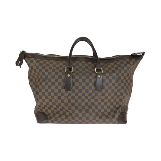 15967
LOUIS VUITTON ルイヴィトン ダミエ ヴァスラブ ブラウン ゴールド金具 PVC N41537 ボストンバッグ ハンドバッグ  レディース