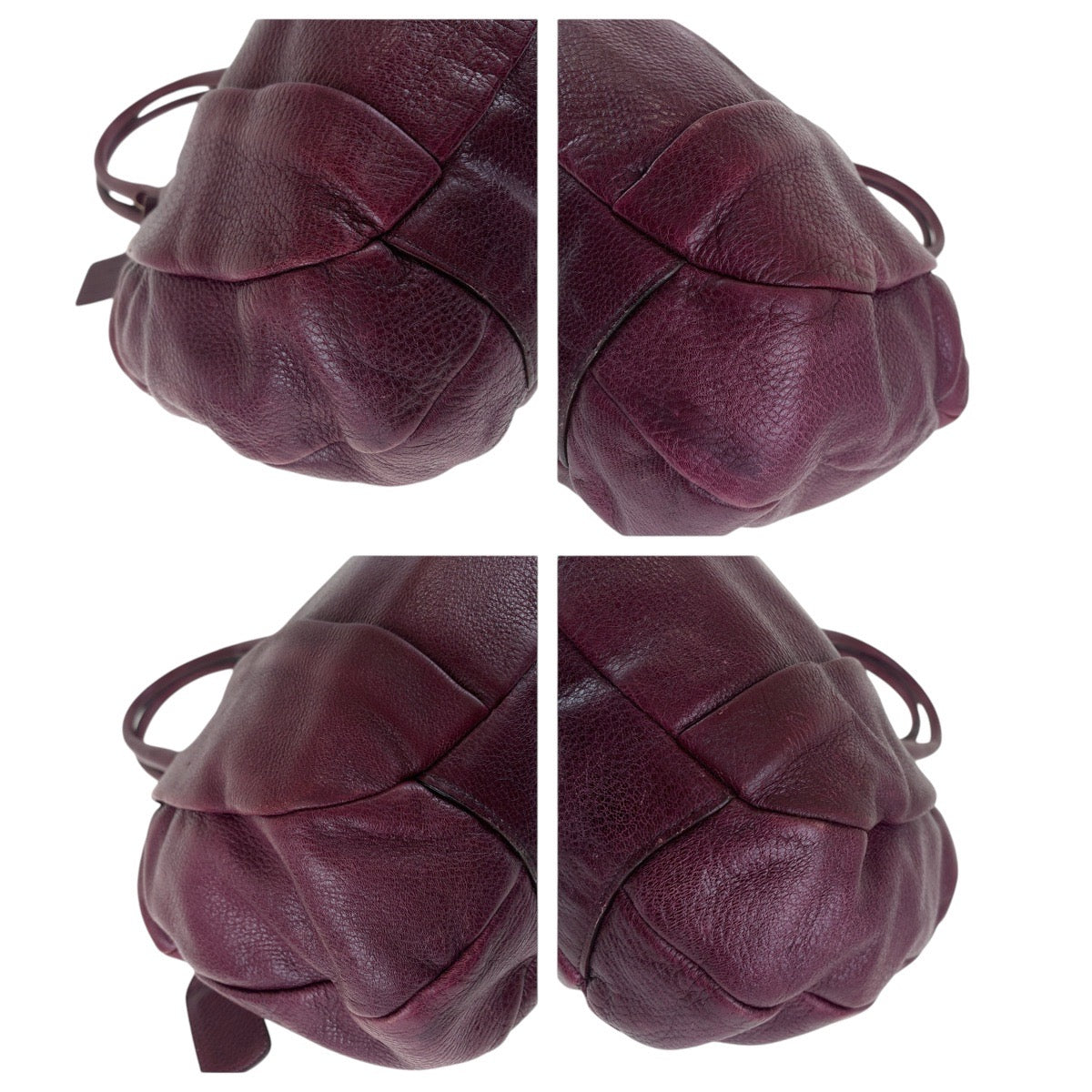 15979
PRADA プラダ ヴィッテロダイノ パープル シルバー金具 レザー トートバッグ ショルダーバッグ  レディース AB41
