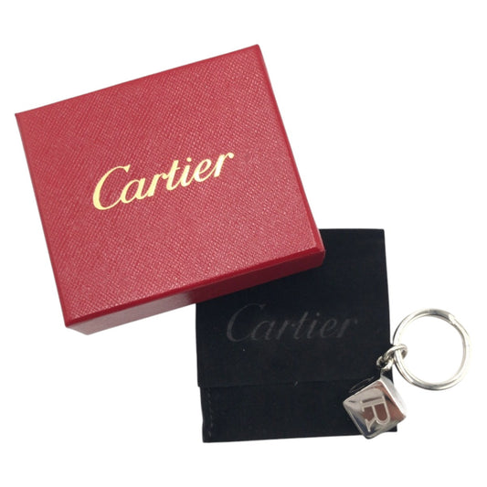 15998
CARTIER カルティエ シルバー メタル キーホルダー ストラップ 男女兼用  レディース