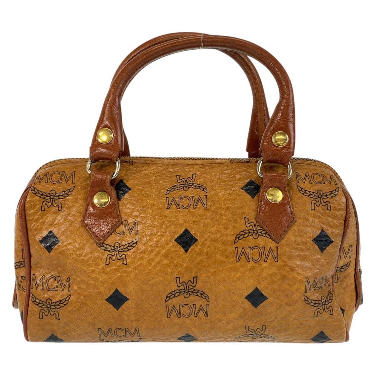 15999
MCM エム シー エム ヴィセトス ブラウン ゴールド金具 レザー ショルダーバッグ ハンドバッグ 2way  レディース