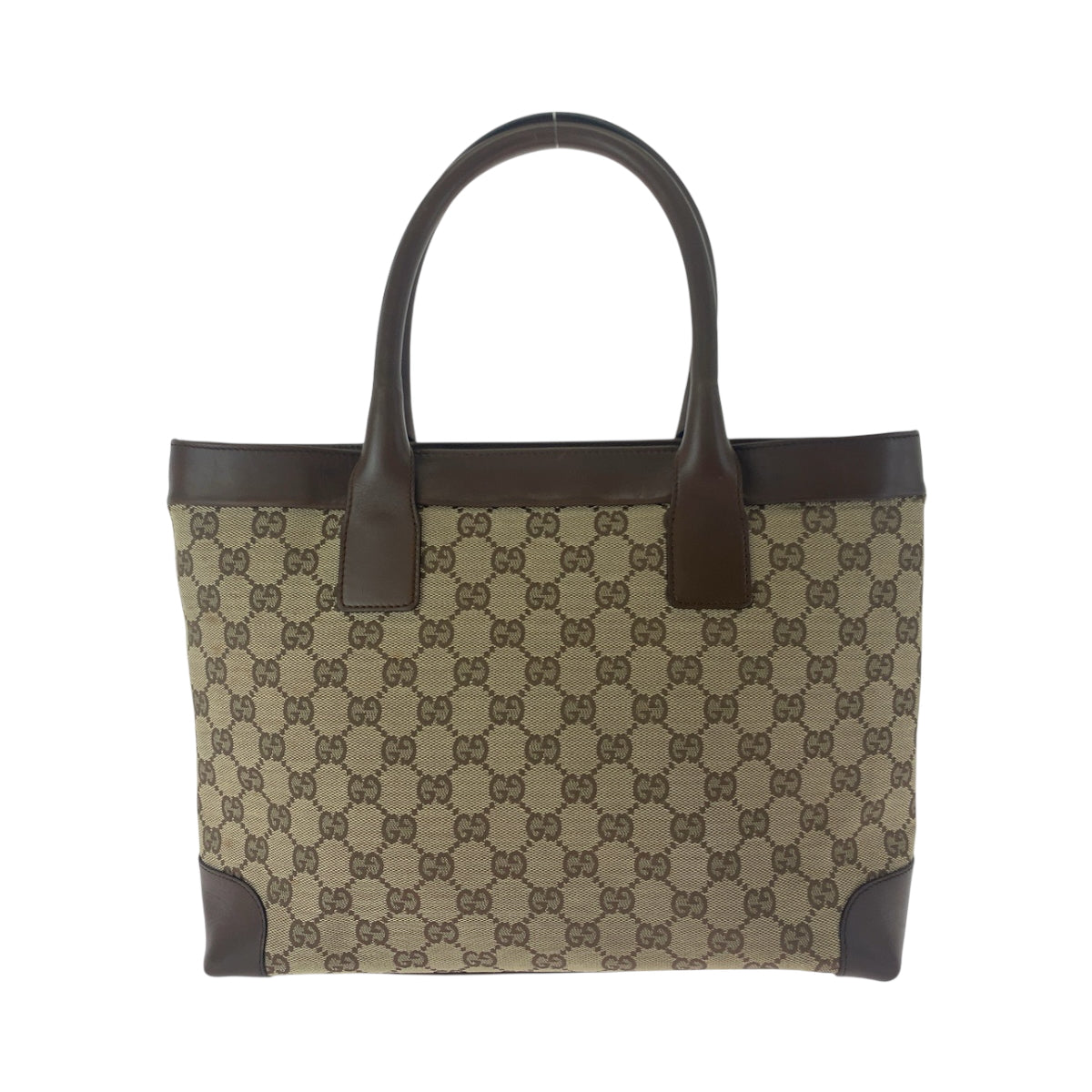16000
GUCCI グッチ ブラウン ゴールド金具 GGキャンバス 002 1119 トートバッグ ハンドバッグ  レディース