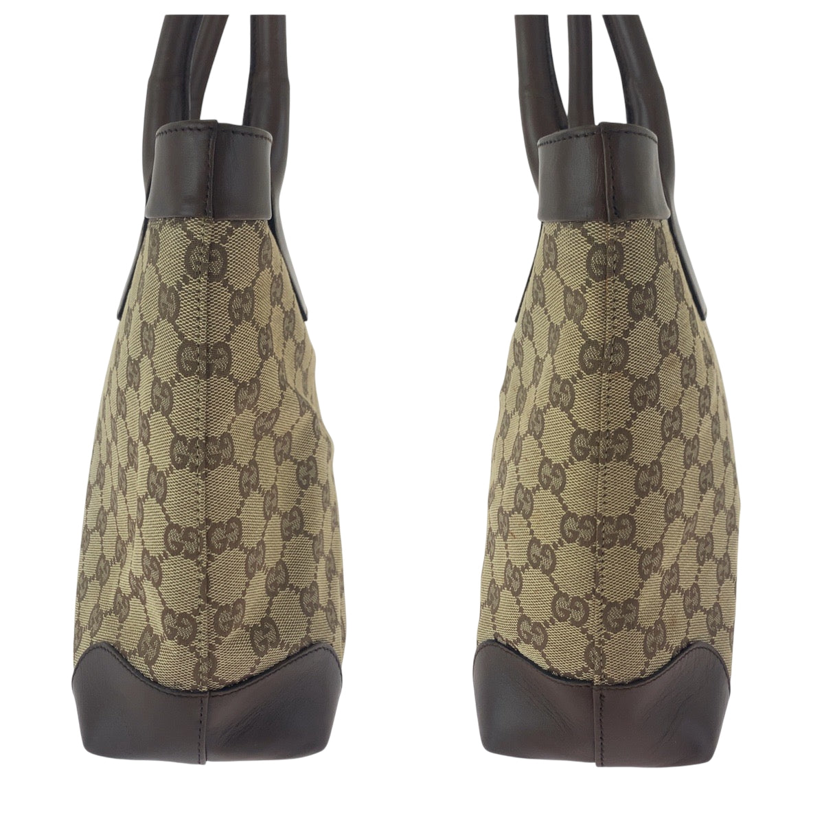 16000
GUCCI グッチ ブラウン ゴールド金具 GGキャンバス 002 1119 トートバッグ ハンドバッグ  レディース