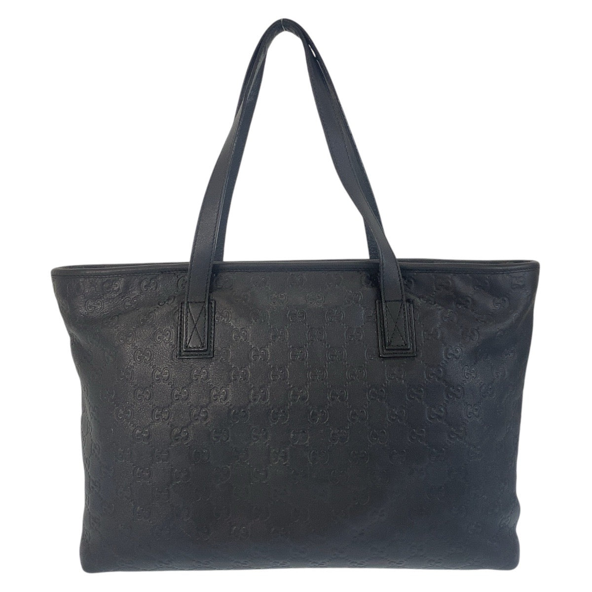 16001
GUCCI グッチ グッチシマ ブラック 黒 ゴールド金具 レザー 211137 トートバッグ ショルダーバッグ  レディース