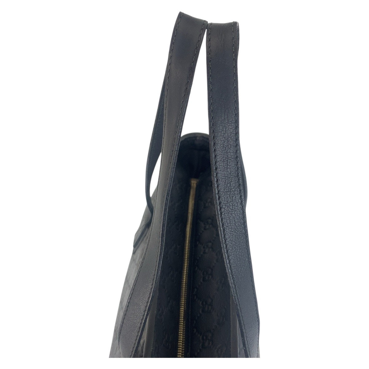 16001
GUCCI グッチ グッチシマ ブラック 黒 ゴールド金具 レザー 211137 トートバッグ ショルダーバッグ  レディース