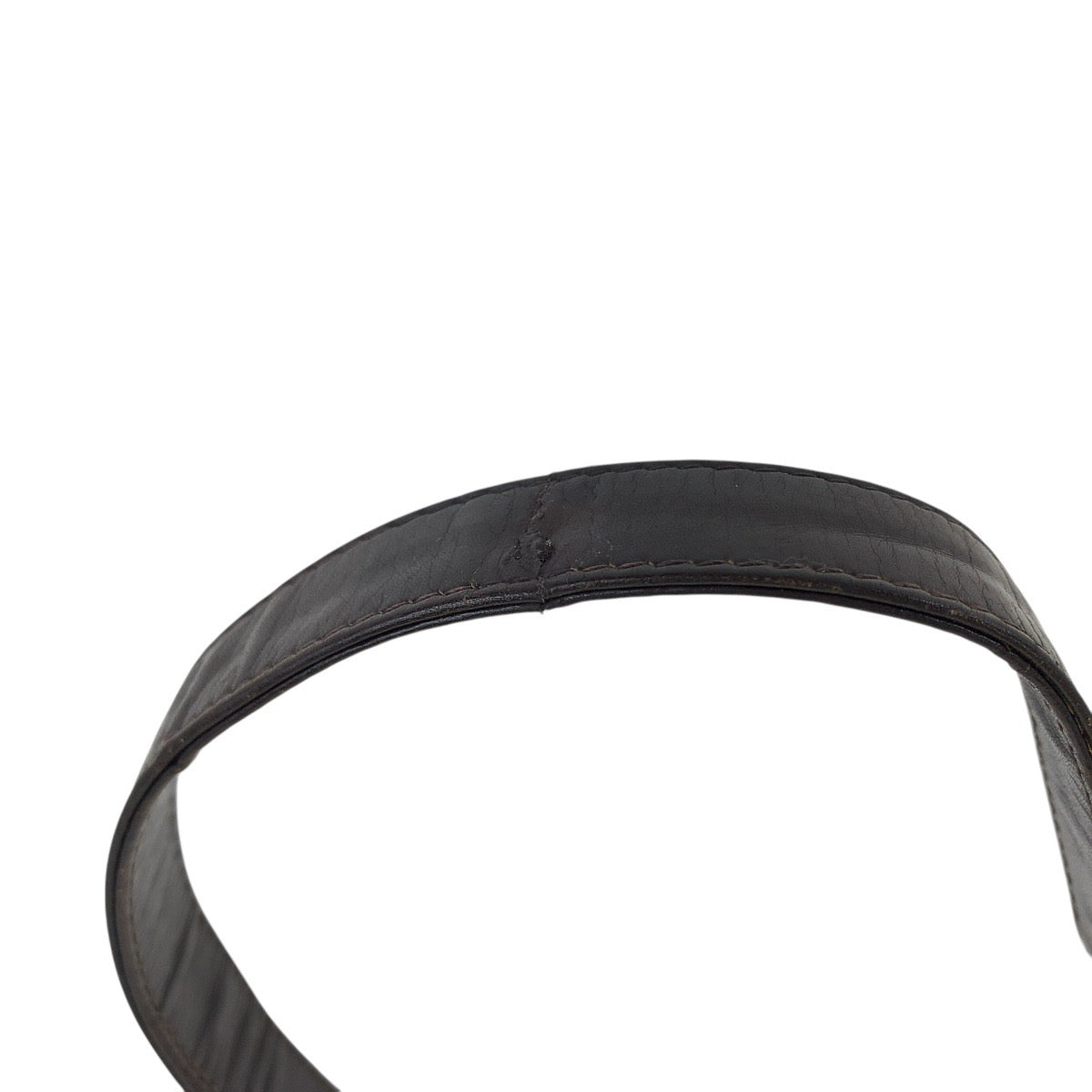 16009
GUCCI グッチ ヴィンテージ オールドグッチ ダークブラウン ゴールド金具 レザー ハンドバッグ  レディース
