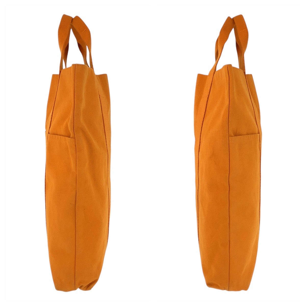16013
HERMES エルメス フールトゥ カバス フレンチフェスティバル ハワイ限定 オレンジ キャンバス トートバッグ  レディース ABP29