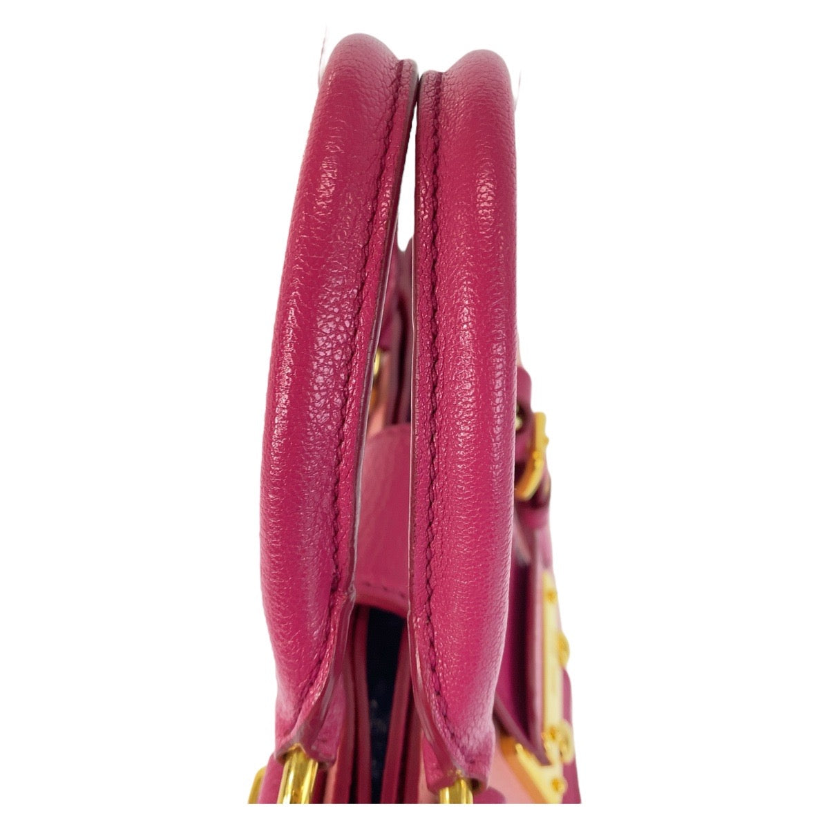 16015
Miu Miu ミュウ ミュウ マドラス ピンク ゴールド金具 レザー ハンドバッグ ショルダーバッグ  レディース ABP41