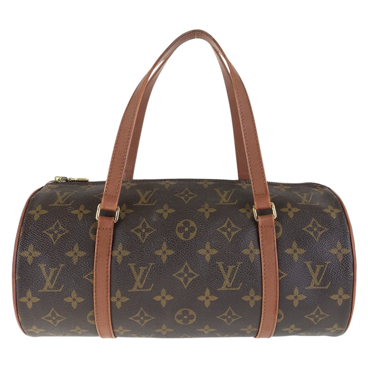 16019
LOUIS VUITTON ルイヴィトン パピヨン 30 ブラウン ゴールド金具 PVC / レザー M51365 ハンドバッグ ミニボストンバッグ  レディース