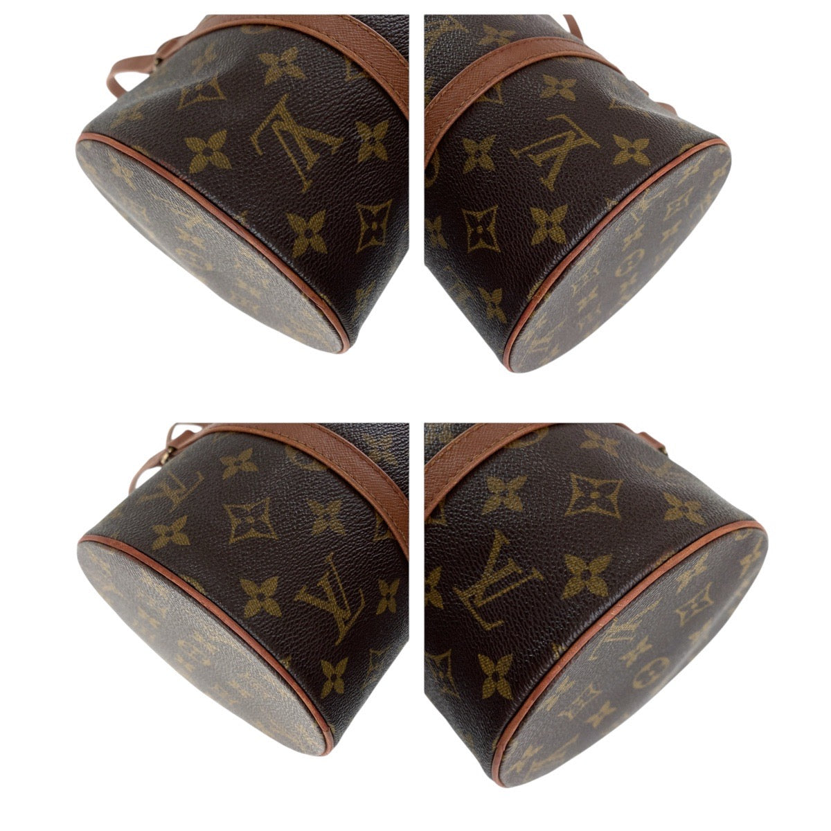 16019
LOUIS VUITTON ルイヴィトン パピヨン 30 ブラウン ゴールド金具 PVC / レザー M51365 ハンドバッグ ミニボストンバッグ  レディース AB41