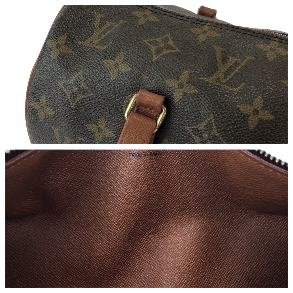 16020
LOUIS VUITTON ルイヴィトン モノグラム パピヨン30 ブラウン ゴールド金具 PVC M51385 ミニボストンバッグ ハンドバッグ  レディース