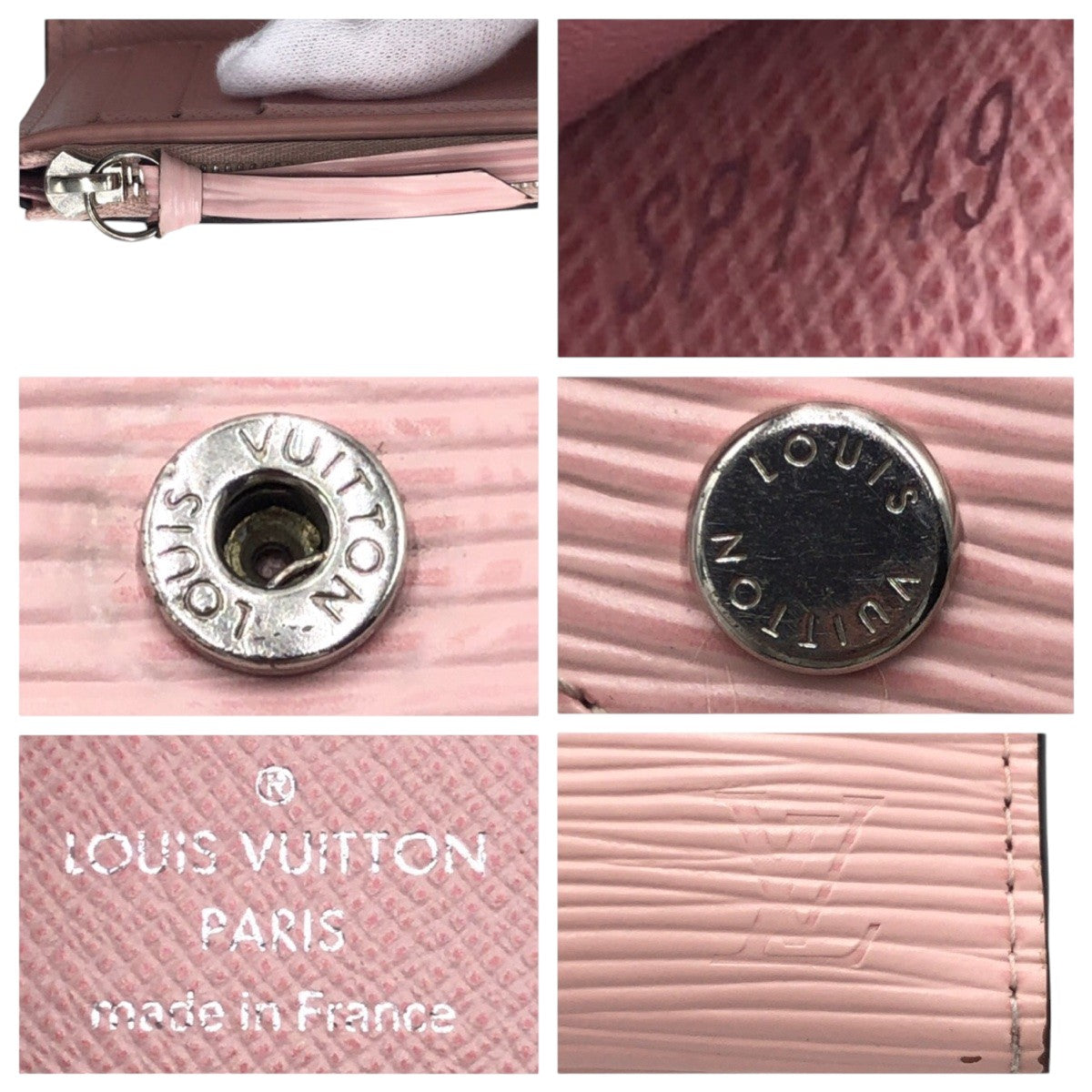 16031
LOUIS VUITTON ルイヴィトン エピ ポルトフォイユ ヴィクトリーヌ  ピンク ローズバレリーヌ エピレザー M62946 三つ折り財布 折り財布 コンパクトウォレット  レディース AB35