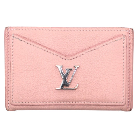 16033
LOUIS VUITTON ルイヴィトン ポルトカルト ロックミー ピンク ローズバレリーヌ シルバー レザー M68610 カードケース パスケース  レディース