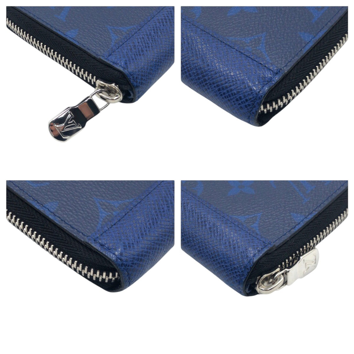 16037
LOUIS VUITTON ルイヴィトン モノグラム  ジッピーウォレット ヴェルティカル ブルー PVC M30447 長財布 ロングウォレット  メンズ