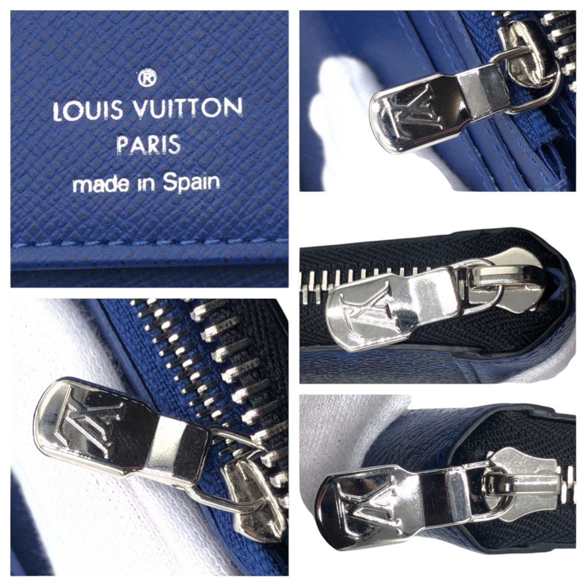 16037
LOUIS VUITTON ルイヴィトン モノグラム  ジッピーウォレット ヴェルティカル ブルー PVC M30447 長財布 ロングウォレット  メンズ