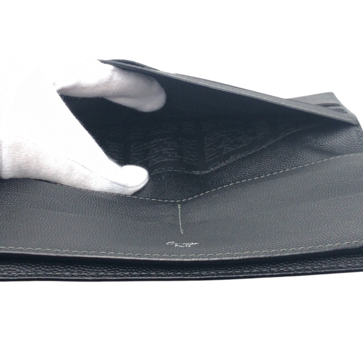 16050
CARTIER カルティエ サントス ブラック 黒 レザー 長財布 ロングウォレット 男女兼用  メンズ A17
