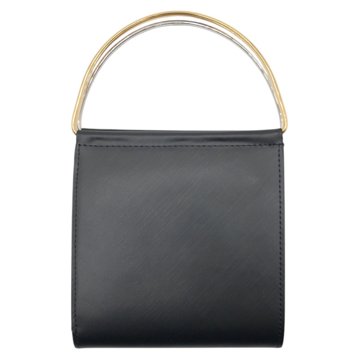 16051
CARTIER カルティエ トリニティ ブラック 黒 シルバー レザー / メタル 二つ折り財布 折り財布 コンパクトウォレット  レディース