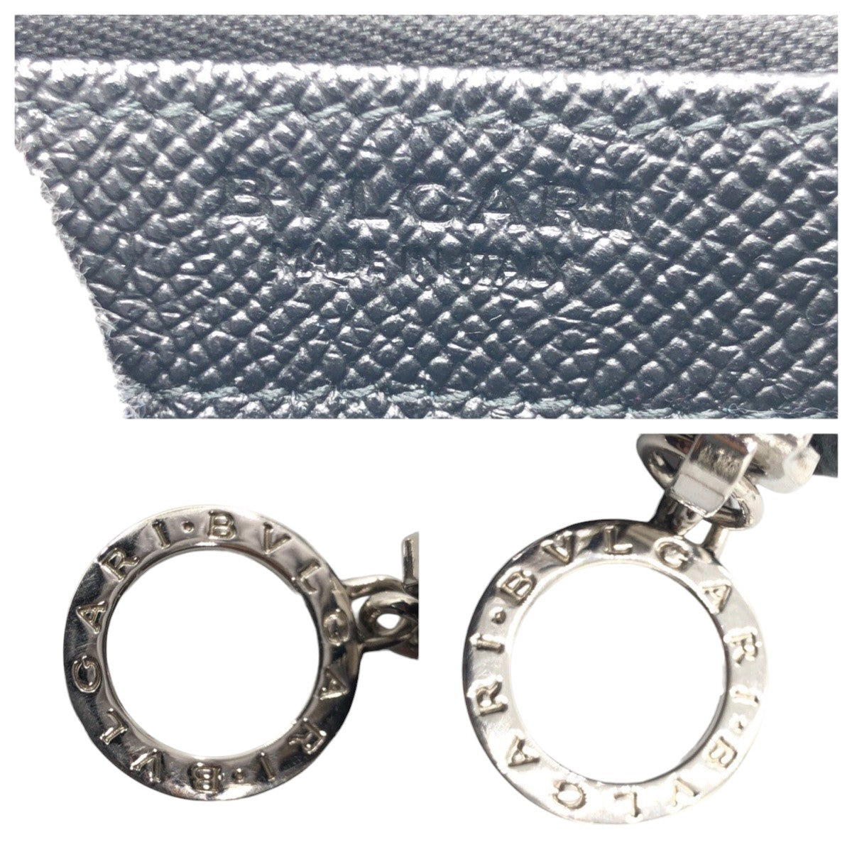 16052
BVLGARI ブルガリ ブラック 黒 レザー 長財布 ロングウォレット 男女兼用  メンズ