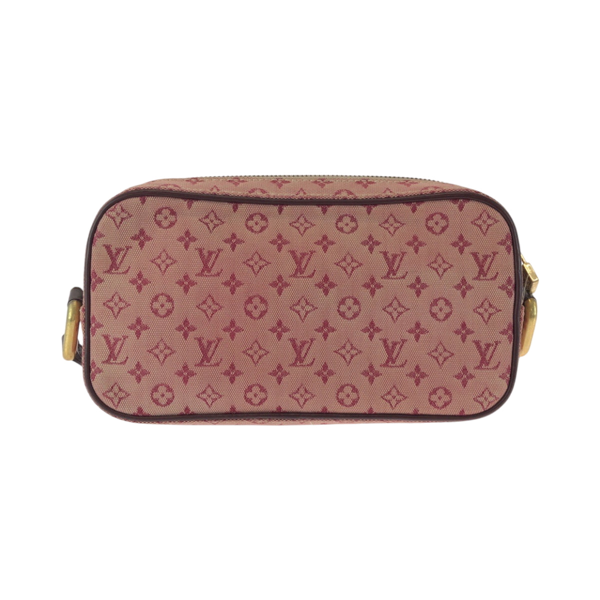 16054
LOUIS VUITTON ルイヴィトン モノグラム ミニ ジュリエット チェリー ピンク ブラウン ゴールド金具 キャンバス M92219 ショルダーバッグ ポシェット  レディース
