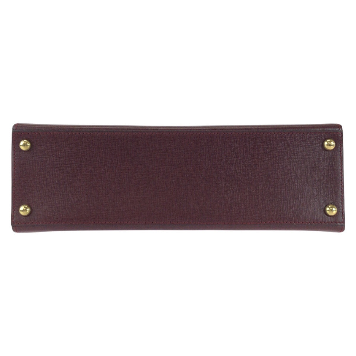 16061
CARTIER カルティエ マストライン ボルドー ゴールド金具 レザー ハンドバッグ レディース SA73