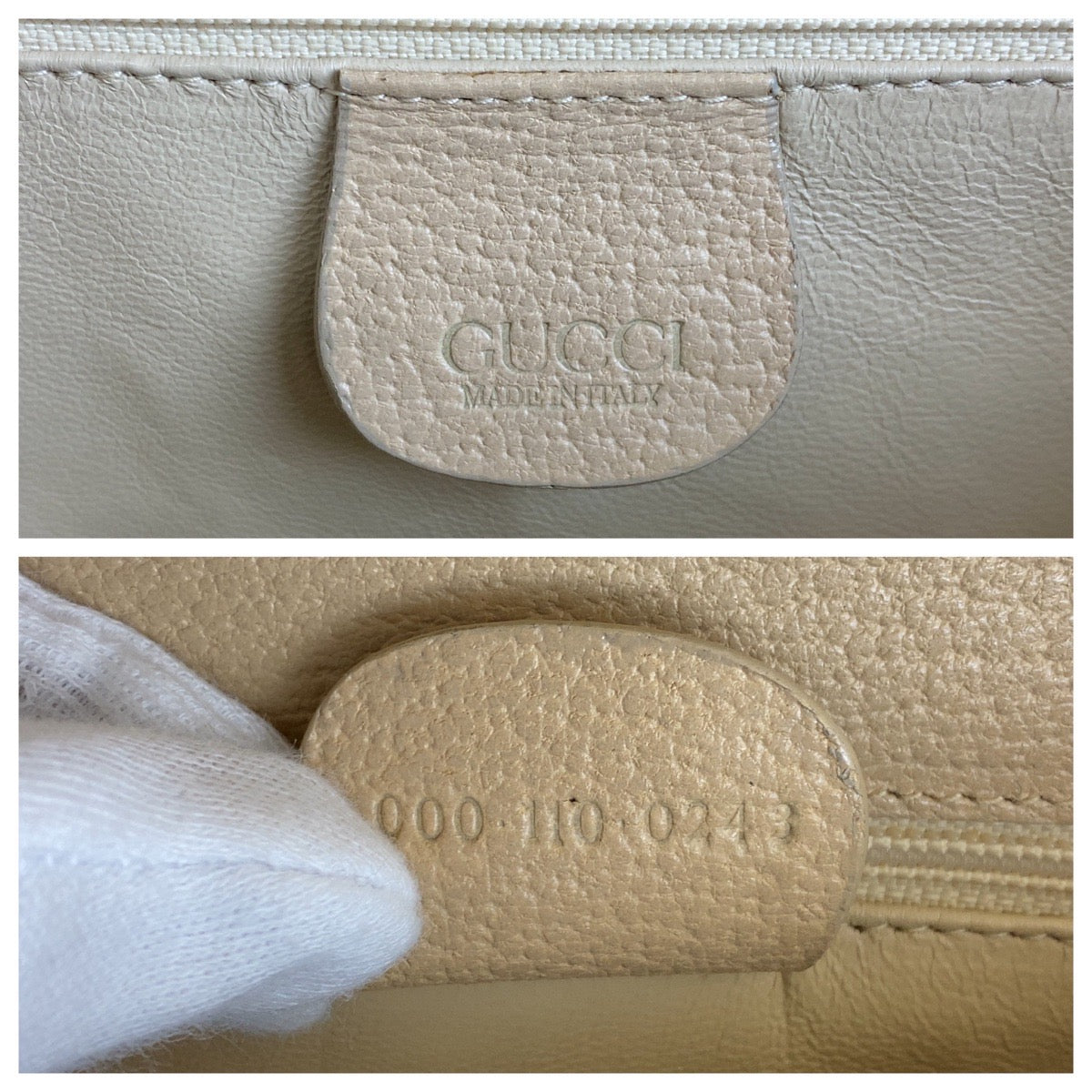 16067
GUCCI グッチ バンブー ベージュ ゴールド金具 レザー / バンブー 000 110 ハンドバッグ  レディース AB41