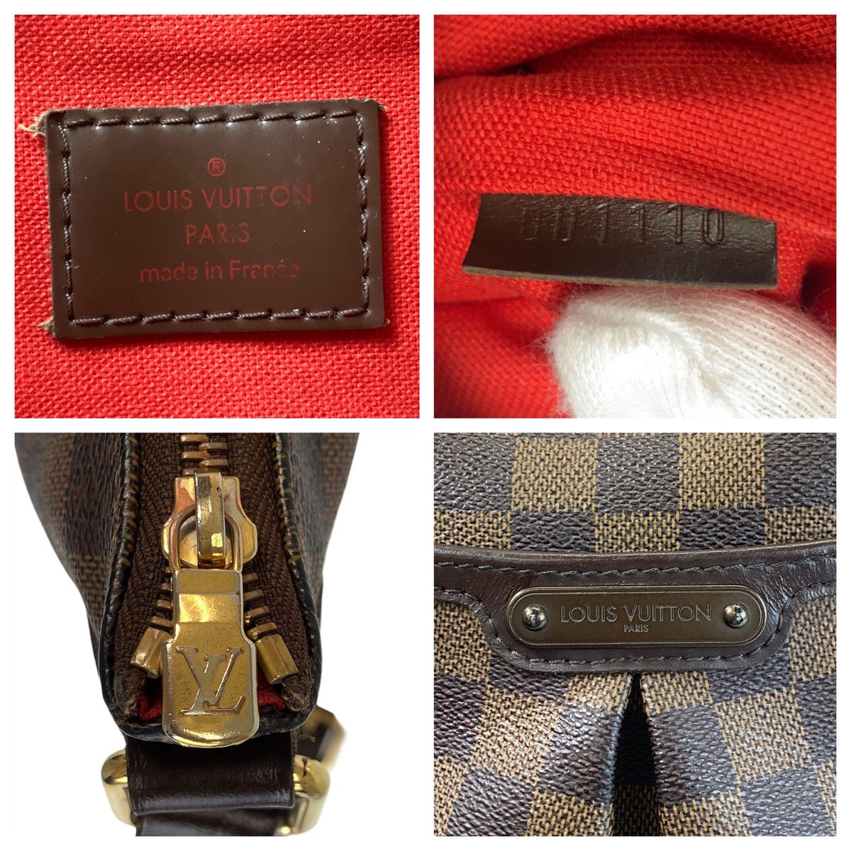 16081
LOUIS VUITTON ルイヴィトン ダミエ ブルームズベリPM ブラウン ゴールド金具 PVC / レザー N42251 ショルダーバッグ メッセンジャーバッグ レディース ABP66