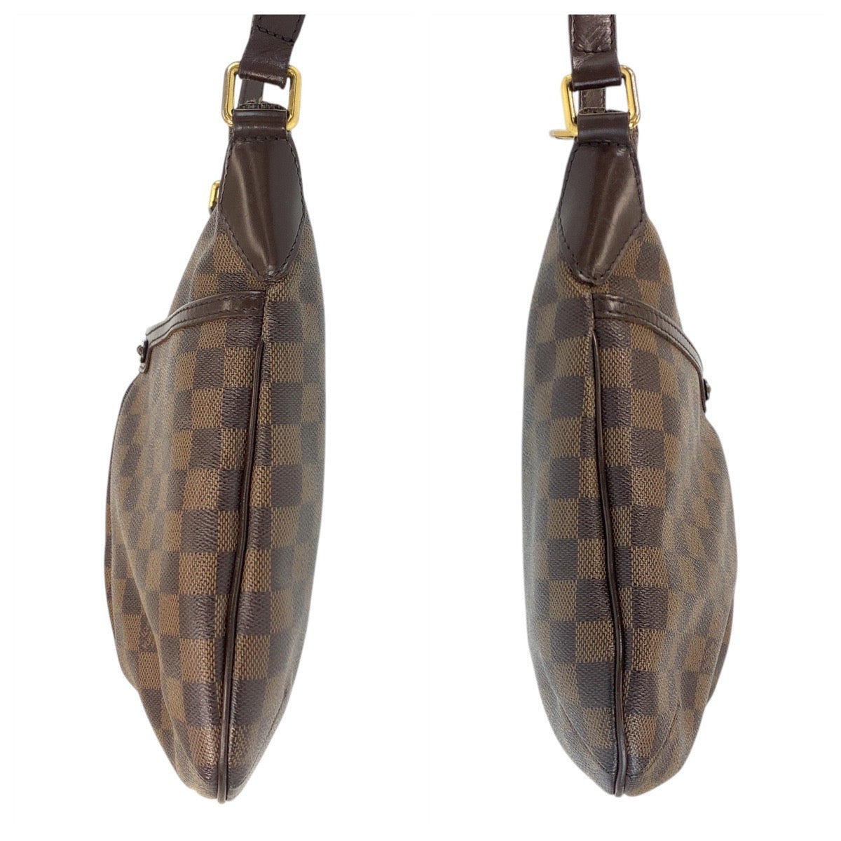 16081
LOUIS VUITTON ルイヴィトン ダミエ ブルームズベリPM ブラウン ゴールド金具 PVC / レザー N42251 ショルダーバッグ メッセンジャーバッグ レディース ABP66