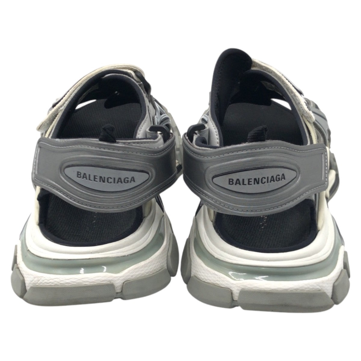 16088
BALENCIAGA バレンシアガ トラックサンダル グレー ブラック 黒 PVC サンダル トラックサンダル メンズ AB38