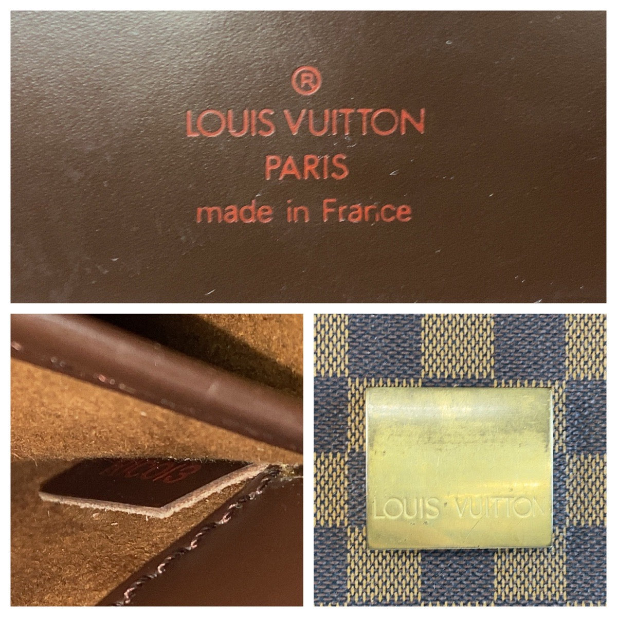 16095
LOUIS VUITTON ルイヴィトン ダミエ アルトナPM ブラウン ゴールド金具 PVC / レザー N53315 ビジネスバッグ ブリーフケース  メンズ