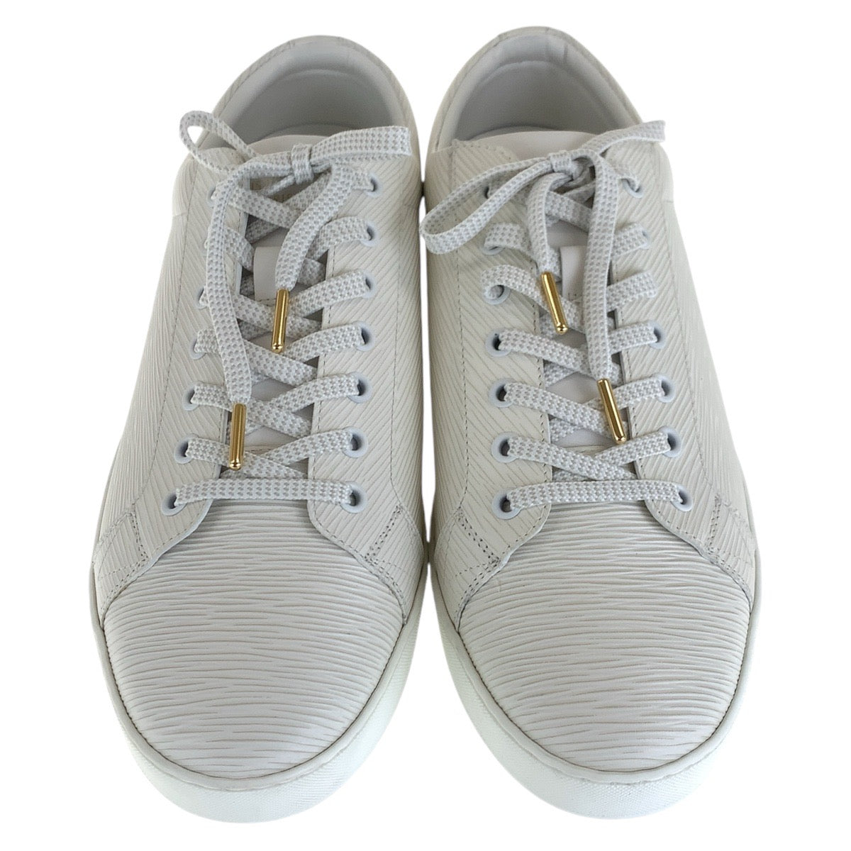 16101
LOUIS VUITTON ルイヴィトン エピ 8/26.5 ホワイト エピレザー スニーカー ローカット メンズ SA62