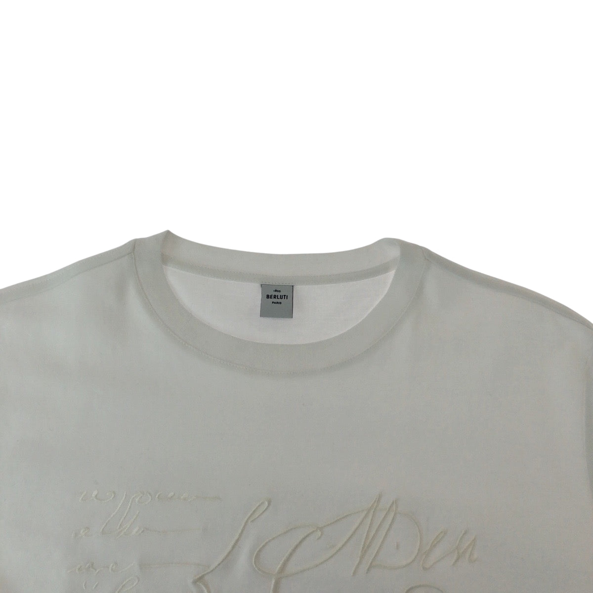 16103
Berluti ベルルッティ サイズS ホワイト コットン R27JRS135JAEK 半袖Tシャツ クルーネック  メンズ