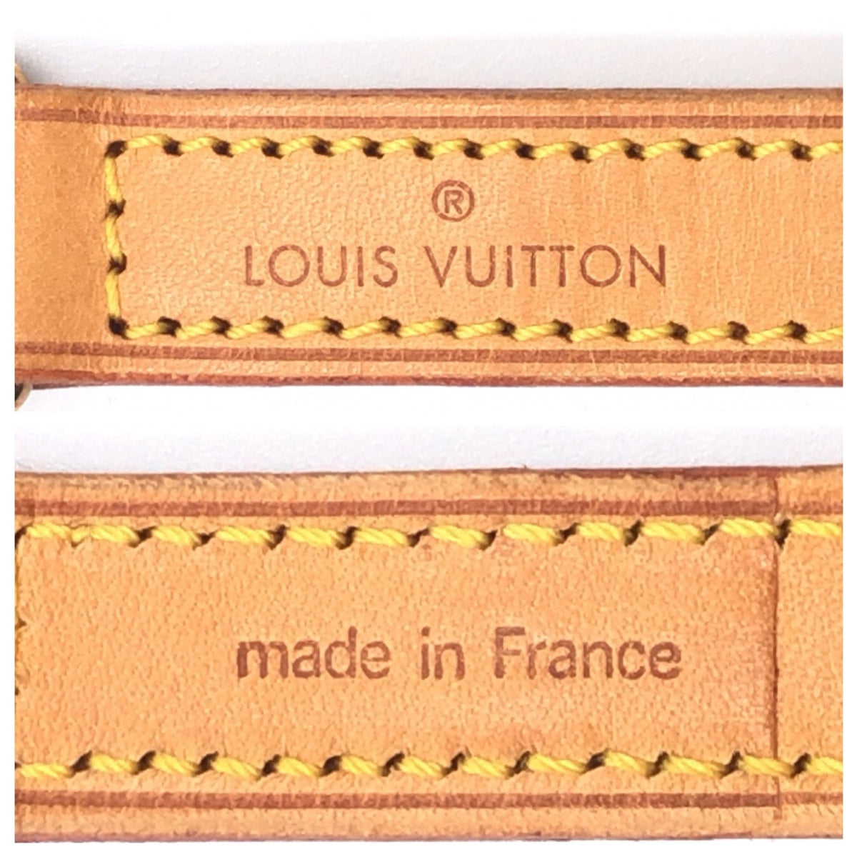16109
LOUIS VUITTON ルイヴィトン ブラウン ゴールド金具 レザー ショルダーストラップ 男女兼用  レディース A22
