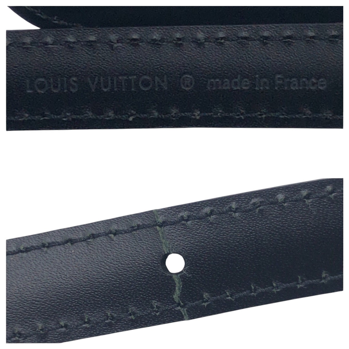 16111
LOUIS VUITTON ルイヴィトン ブラック 黒 レザー ショルダーストラップ 男女兼用  レディース