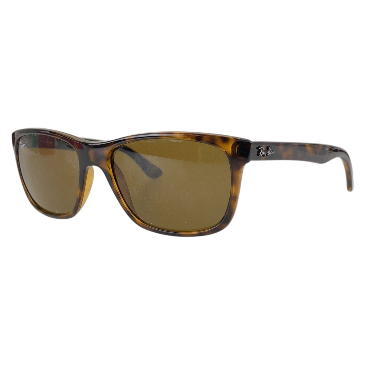 16129
Ray-Ban レイバン マーブル柄 ブラウン シルバー金具 プラスチック RB4181 710/83 3P サングラス 男女兼用 ウェリントン  メンズ
