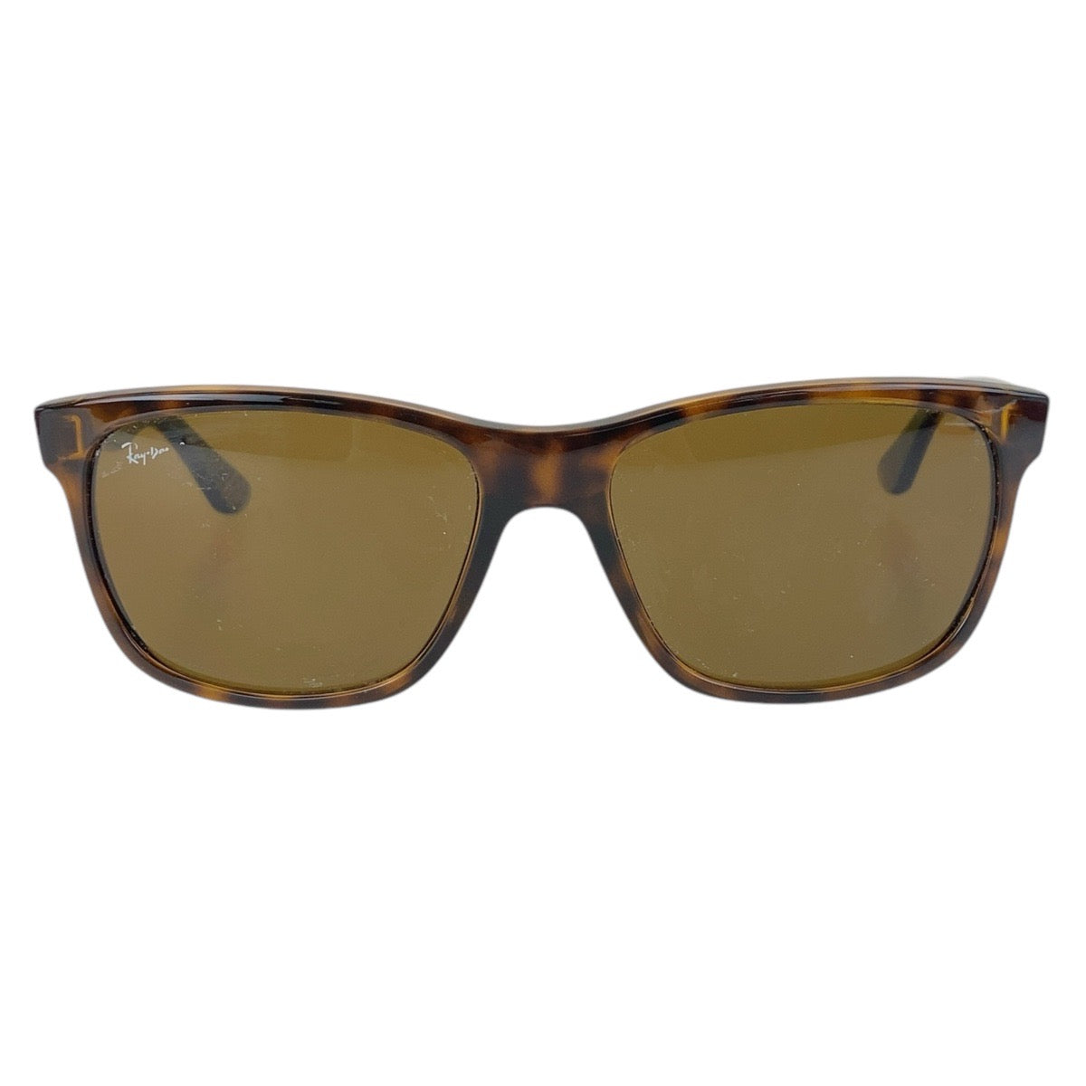 16129
Ray-Ban レイバン マーブル柄 ブラウン シルバー金具 プラスチック RB4181 710/83 3P サングラス 男女兼用 ウェリントン  メンズ