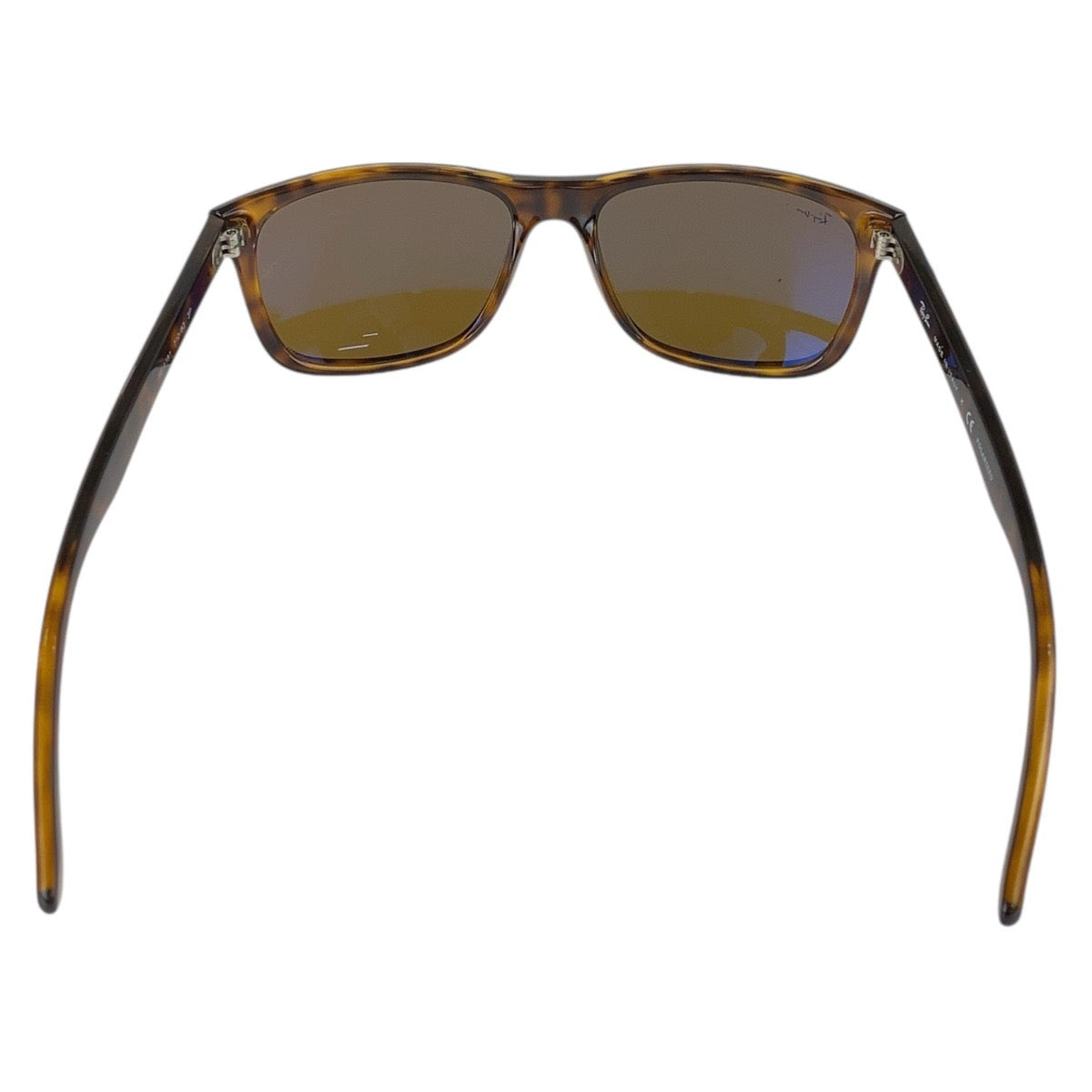 16129
Ray-Ban レイバン マーブル柄 ブラウン シルバー金具 プラスチック RB4181 710/83 3P サングラス 男女兼用 ウェリントン  メンズ