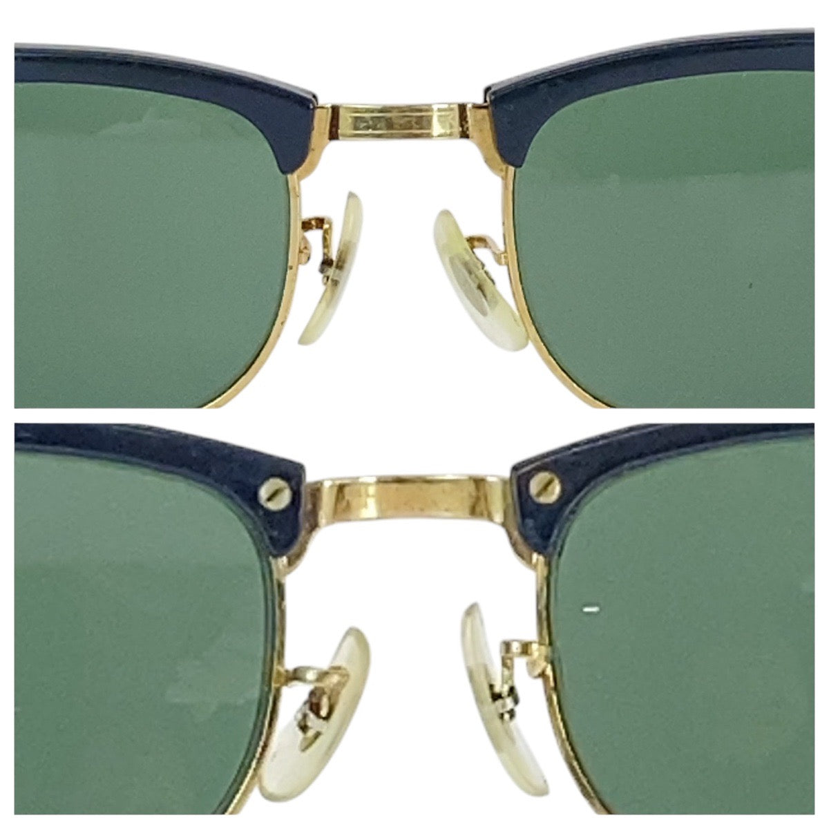 16131
Ray-Ban レイバン ヴィンテージ B&L RAY-BAN U.S.A ブラック ゴールド金具 ガラス / メタル W1481 VWAS サングラス ウェリントン  メンズ AB13