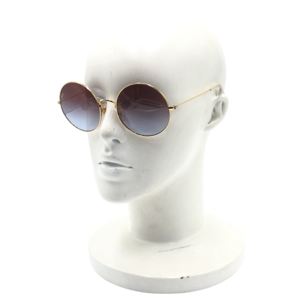 16134
Ray-Ban レイバン ジャジョ レギュラーフィット ゴールド ピンク ブルー メタル RB3592 001/06 5520 145 2N サングラス 男女兼用 ラウンド  メンズ