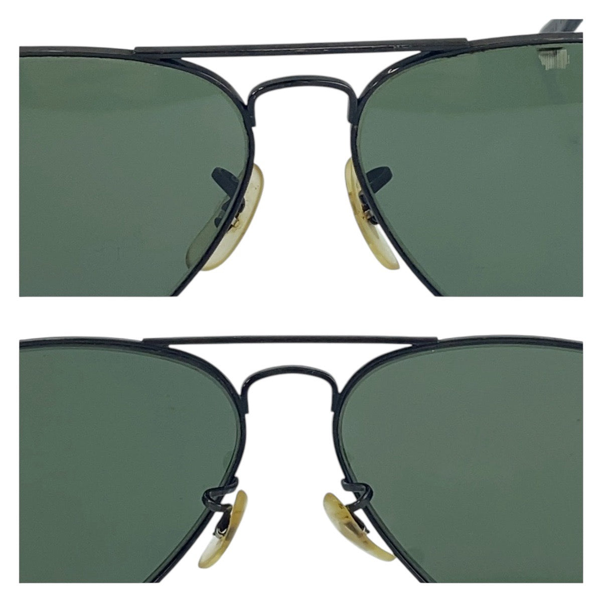 16135
Ray-Ban レイバン ヴィンテージ ボシュロム アビエーター ブラック 黒 メタル / プラスチック 58◻︎14 サングラス 男女兼用 ティアドロップ  メンズ AB12
