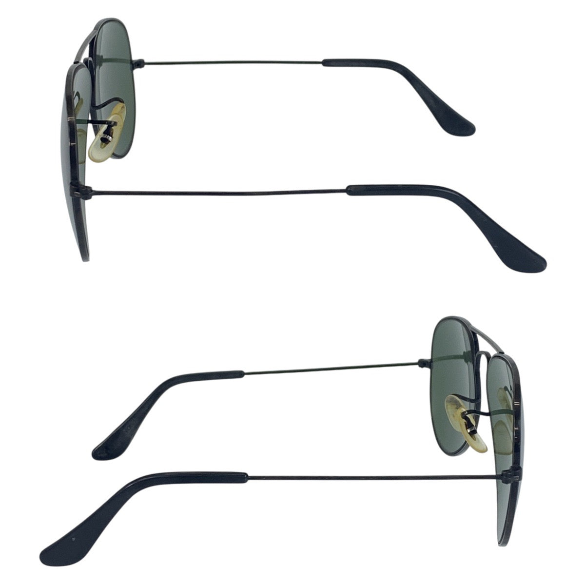 16135
Ray-Ban レイバン ヴィンテージ ボシュロム アビエーター ブラック 黒 メタル / プラスチック 58◻︎14 サングラス 男女兼用 ティアドロップ  メンズ AB12