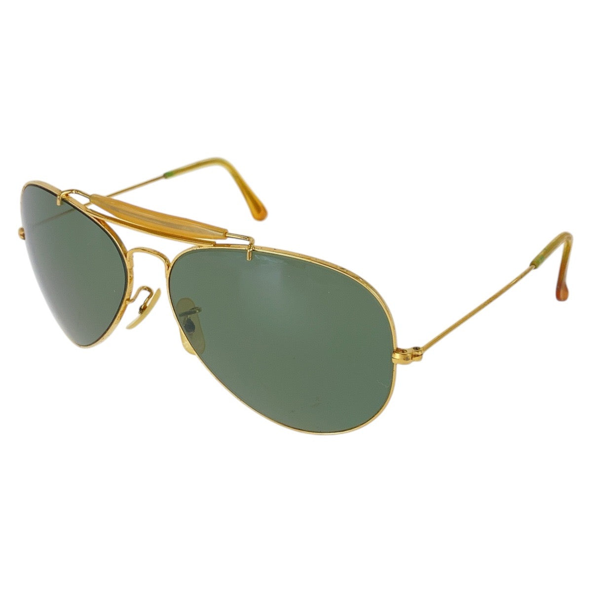16137
Ray-Ban レイバン ヴィンテージ ボシュロム ゴールド メタル / プラスチック 62◻︎14 サングラス ティアドロップ  メンズ AB10