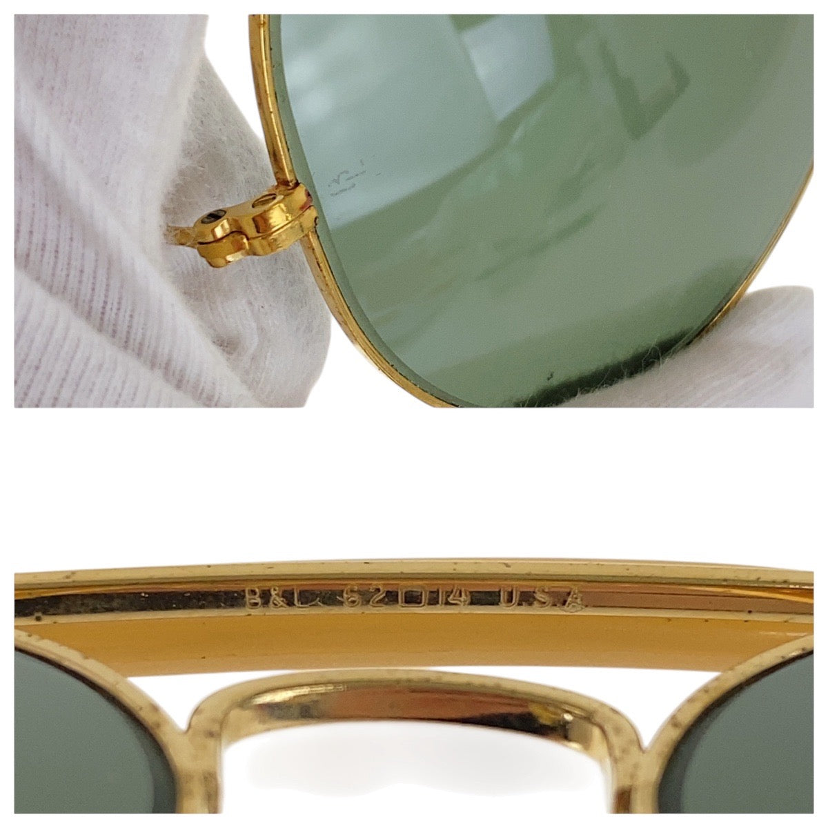 16137
Ray-Ban レイバン ヴィンテージ ボシュロム ゴールド メタル / プラスチック 62◻︎14 サングラス ティアドロップ  メンズ AB10