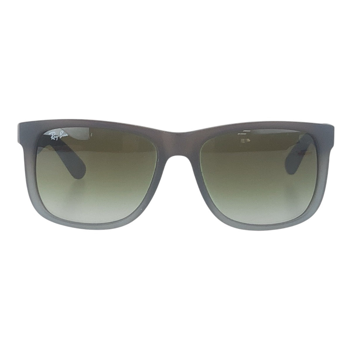 16139
Ray-Ban レイバン JUSTIN グレー シルバー金具 プラスチック 54□16 145 3N サングラス ウェリントン  メンズ