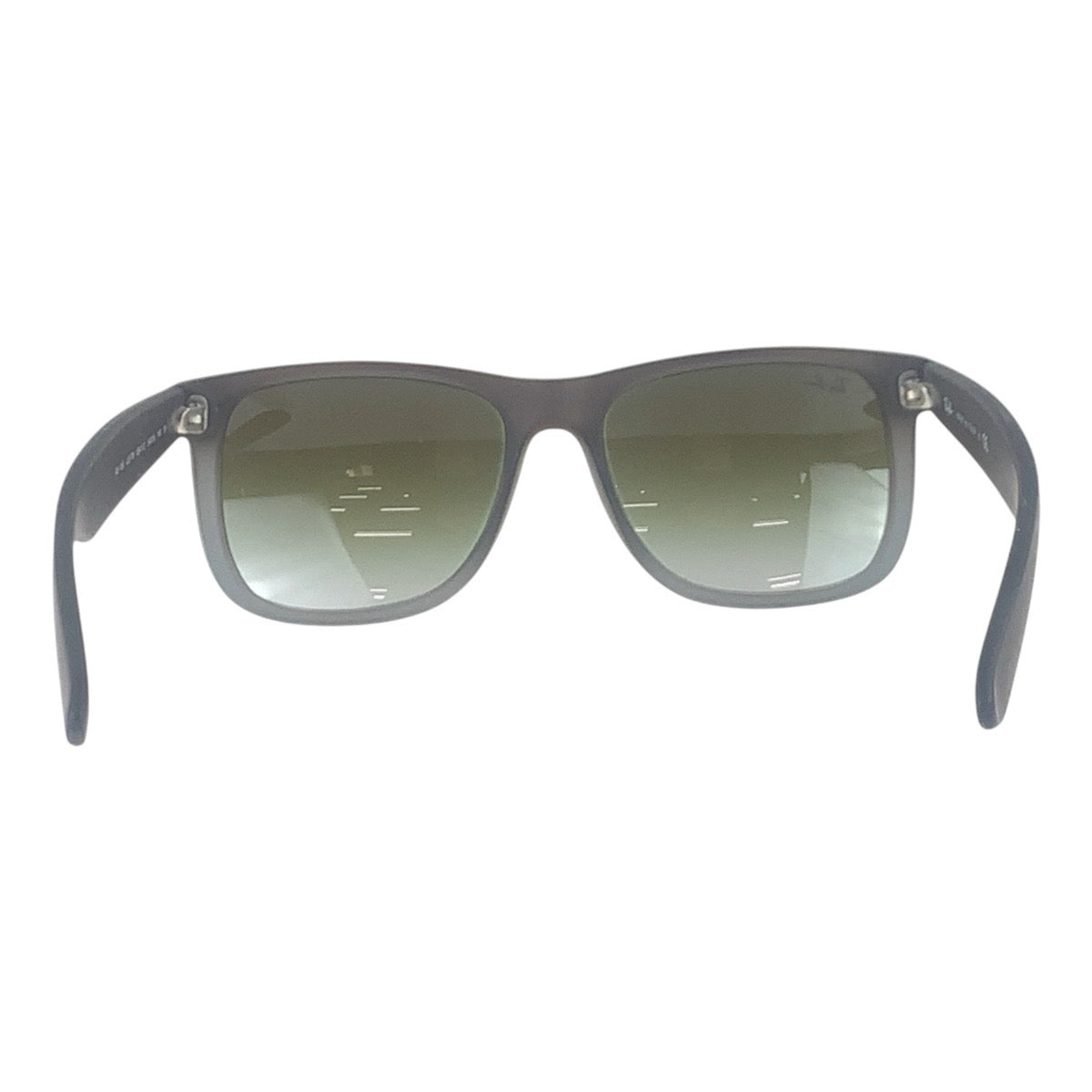 16139
Ray-Ban レイバン JUSTIN グレー シルバー金具 プラスチック 54□16 145 3N サングラス ウェリントン  メンズ