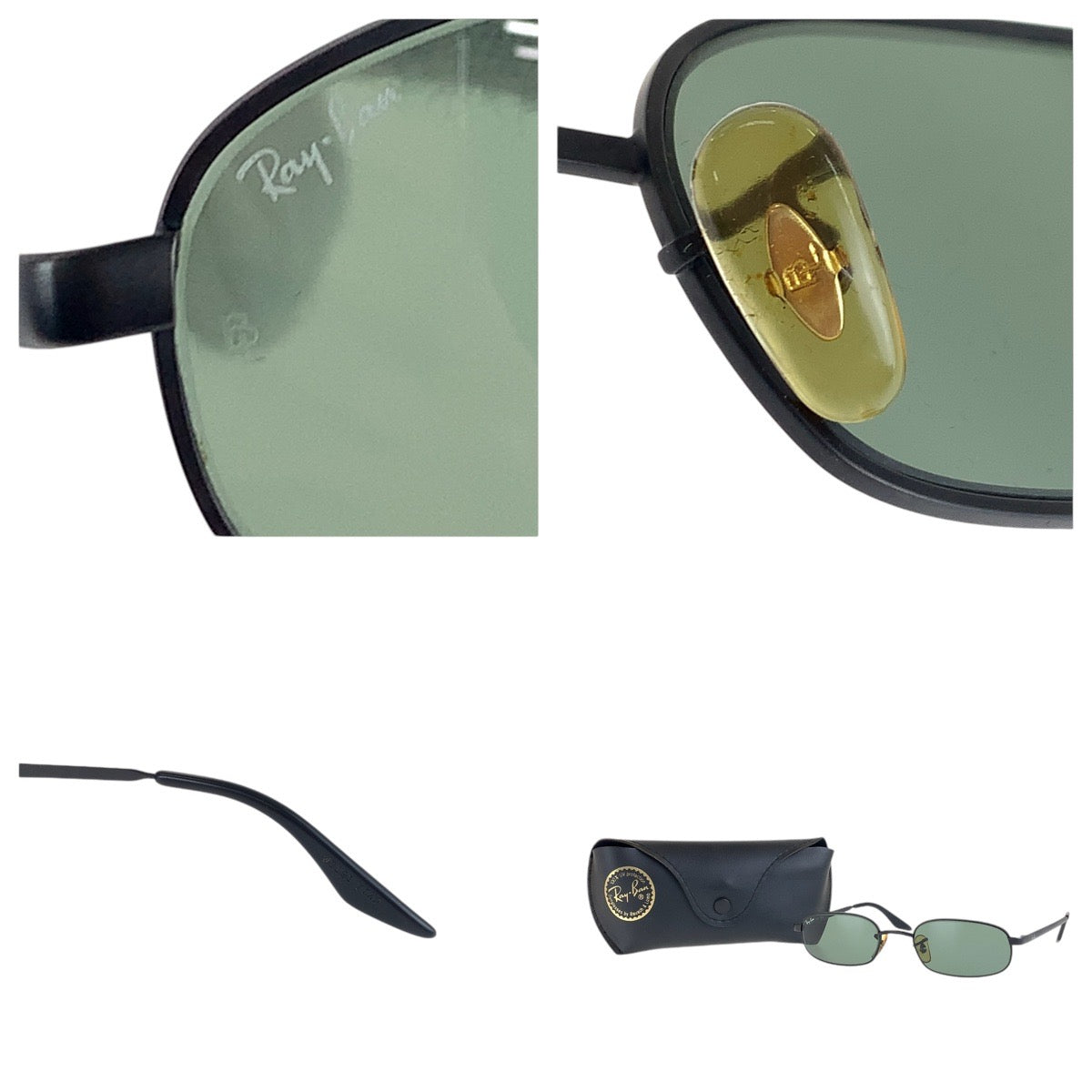 16142
Ray-Ban レイバン ヴィンテージ B&L RAY-BAN ブラック 黒 ガラス / メタル W2191 YTAW サングラス メタルフレーム スクエア  メンズ AB13