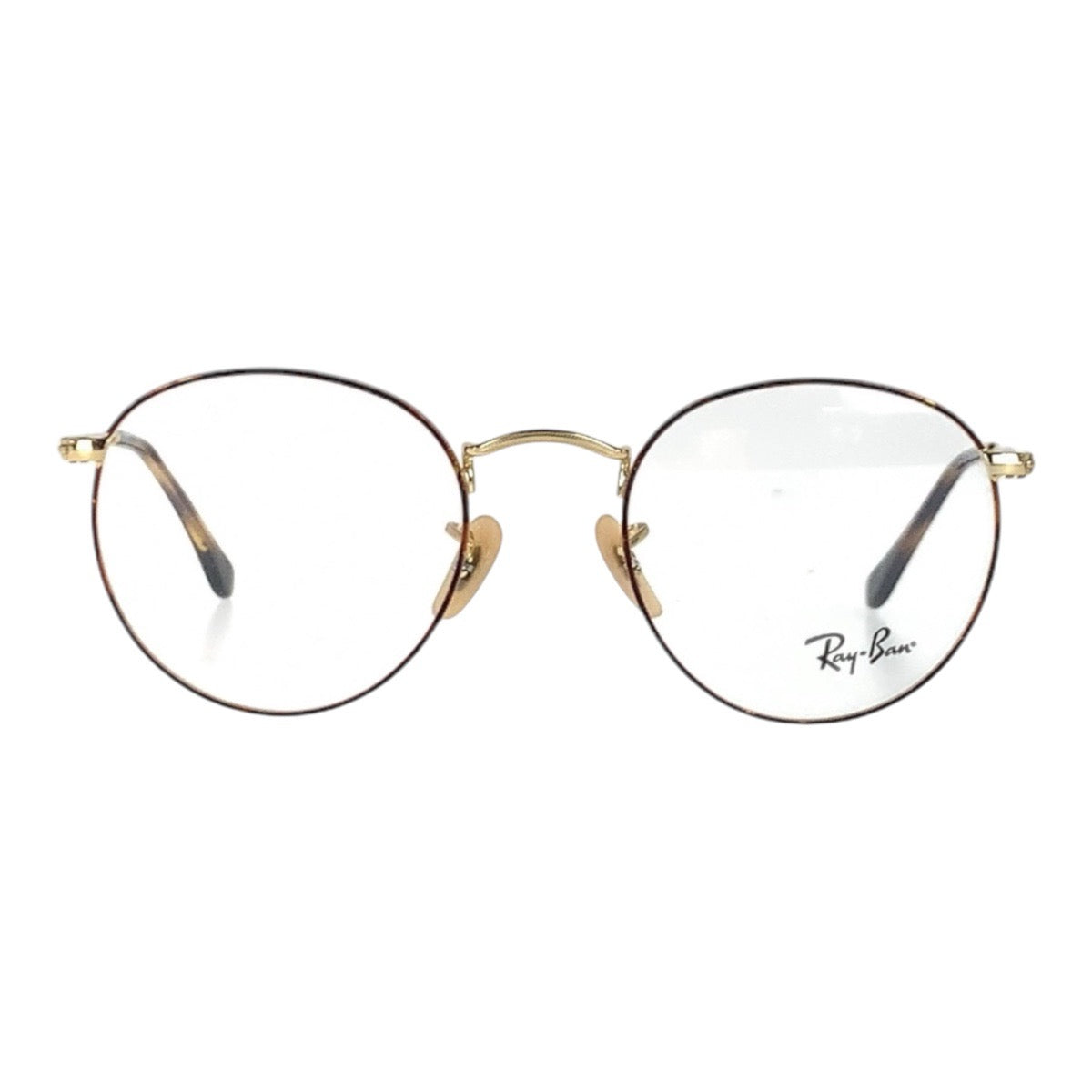 16152
Ray-Ban レイバン ブラウン ブラック ゴールド金具 メタル 3447V 2945 50□21 145 メガネフレーム デモレンズ  メンズ